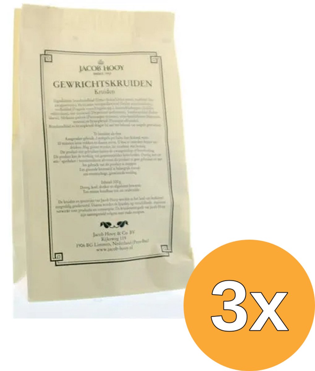 3x Jacob Hooy Gewrichtskruiden (100 gr)
