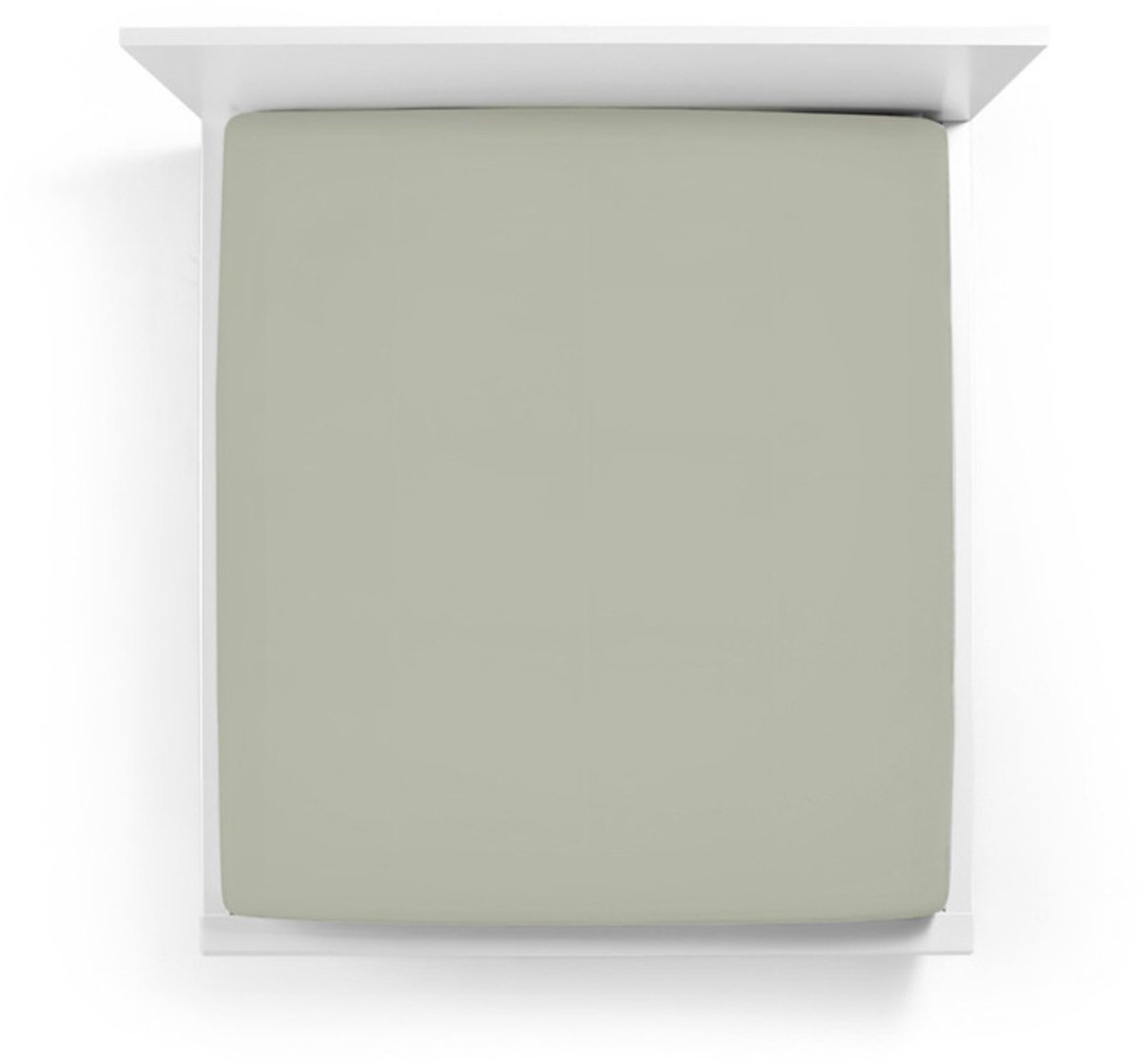 Bella Donna Alto Boxspringhoeslaken Tweepersoons grijsgroen-0633 140x200-160x220