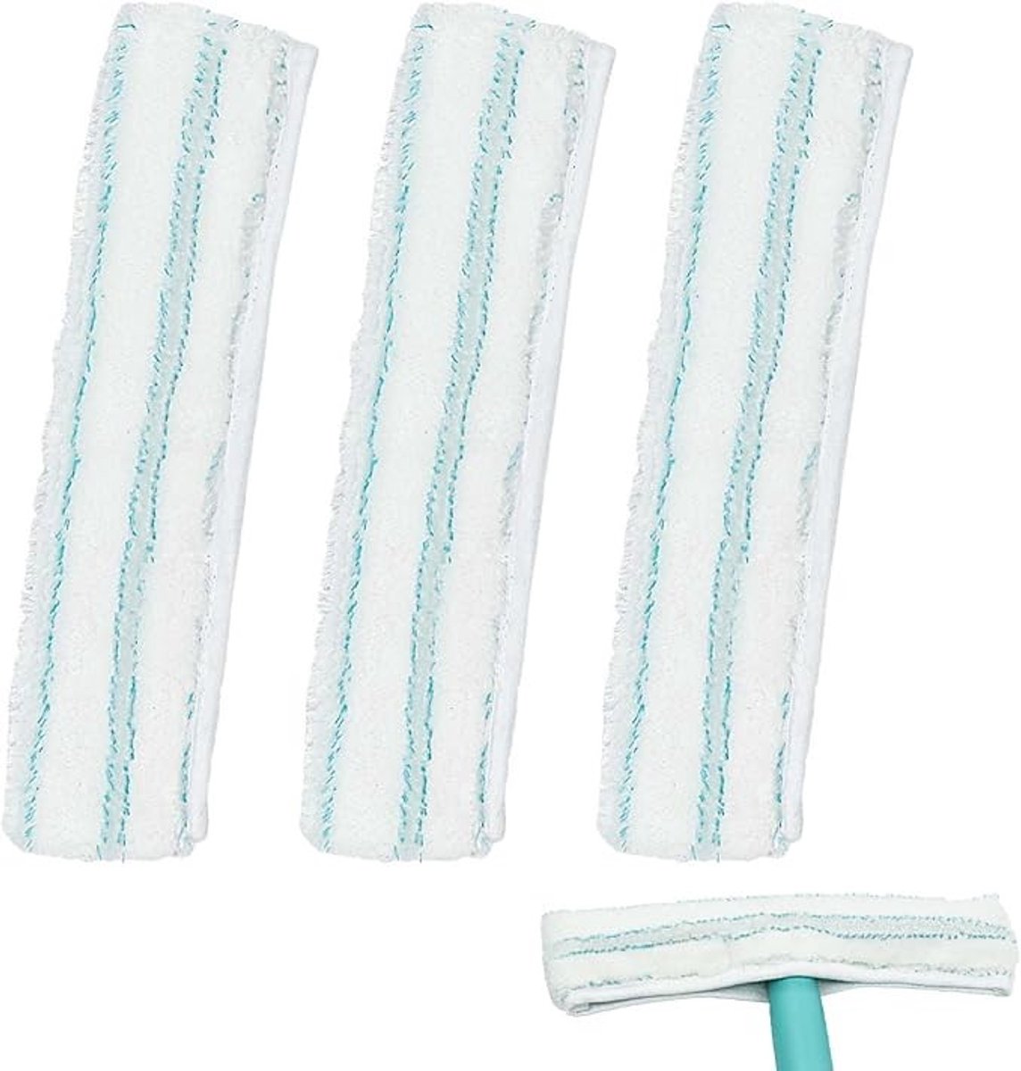 Set van 3 microvezel reservehoezen voor ruitenwissers