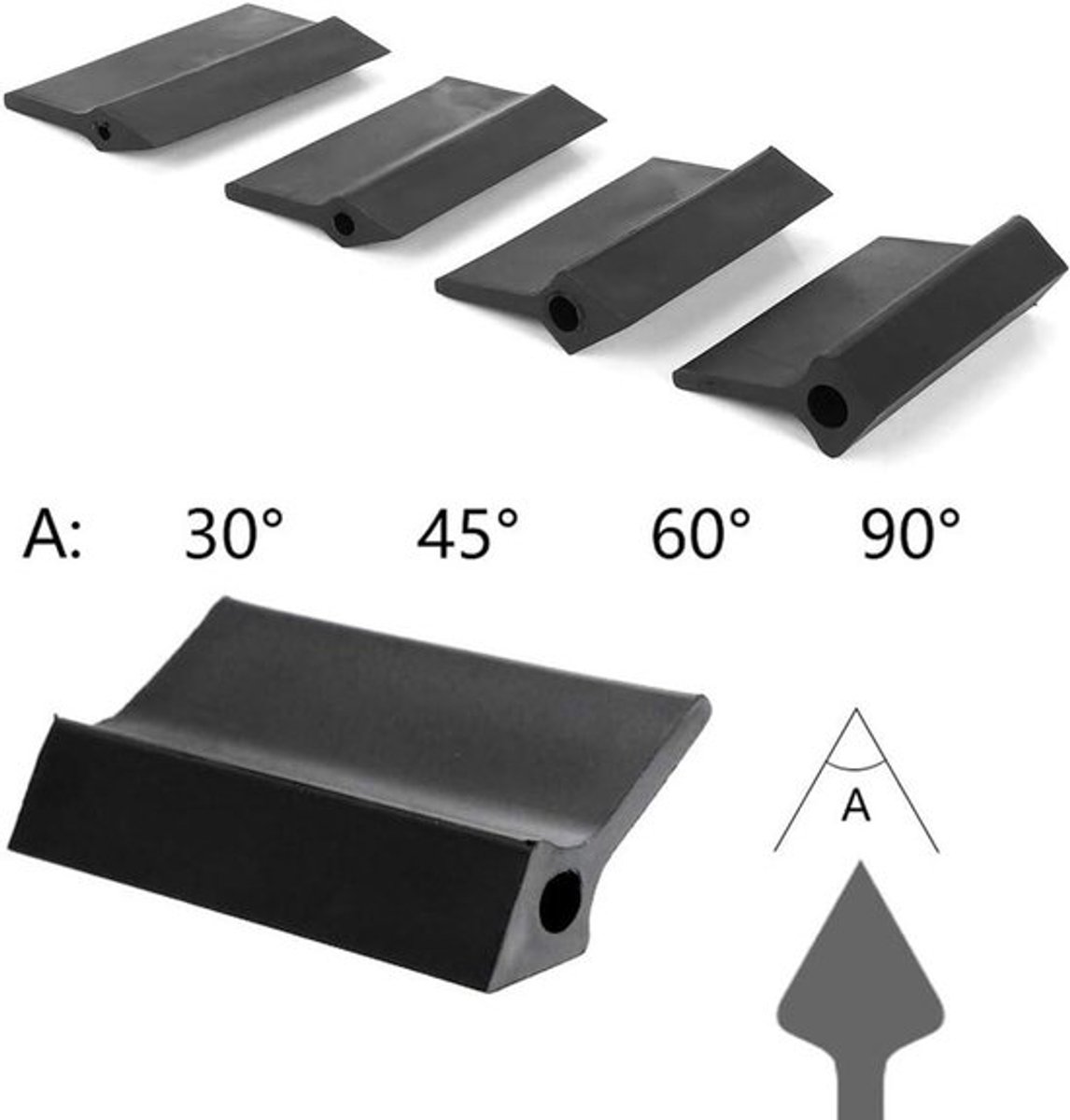 Schuurblokken voor Houtbewerking, Flexibele Contour Polijsten - Set van 14 Stuks Rubber Schuurblokken met Schuurpapier - Handig Gereedschap met Voorgevormde Grips