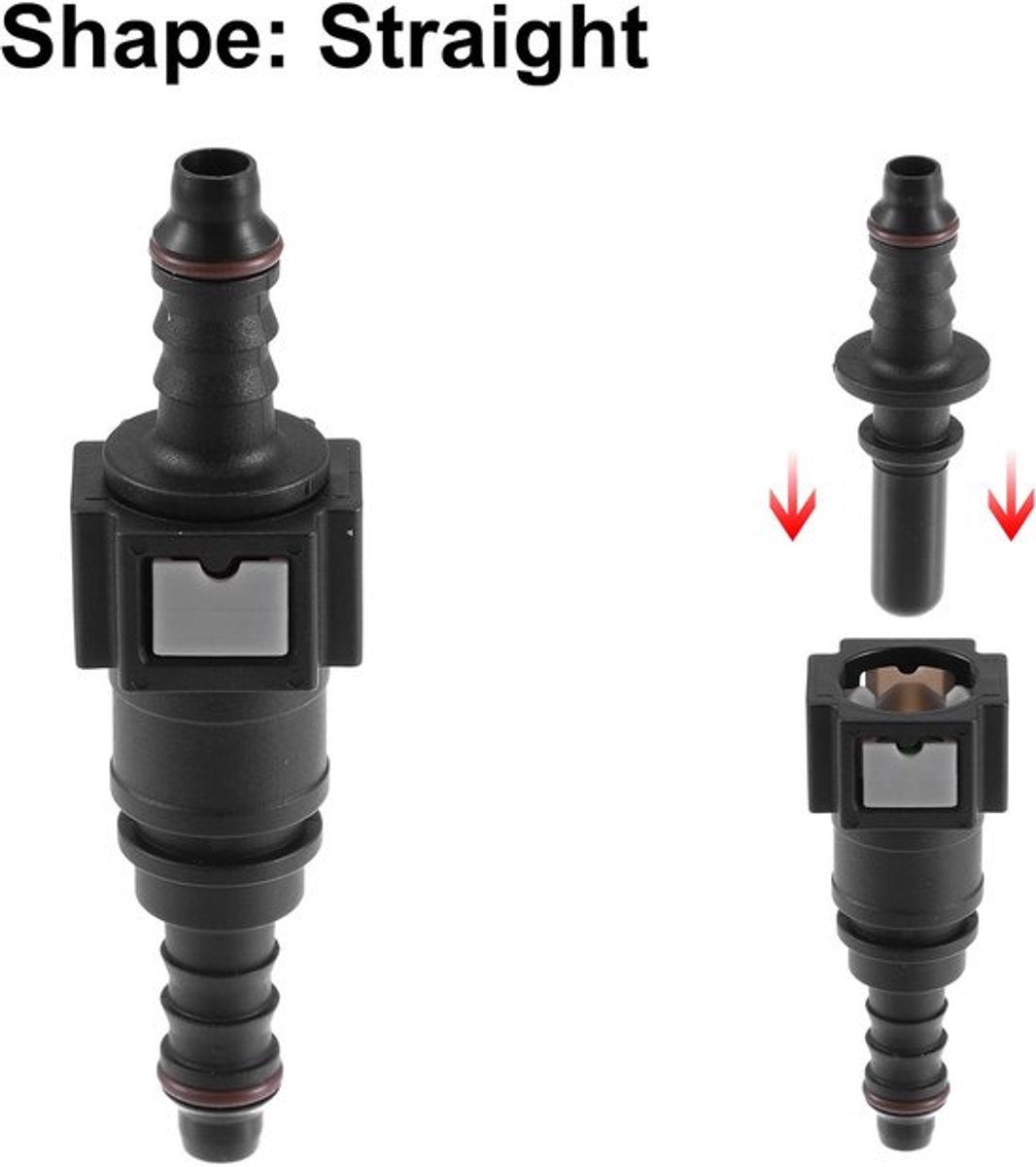 Brandstofleiding 7,89mm SAE - Brandstofslang 8mm - Nylon - Duurzaam - Corrosiebestendig - Eenvoudige installatie