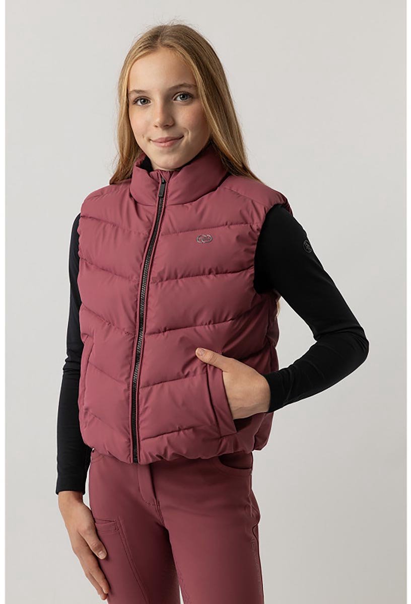 Br Bodywarmer Br Eevovl Leen Kids Donkerroze - 164