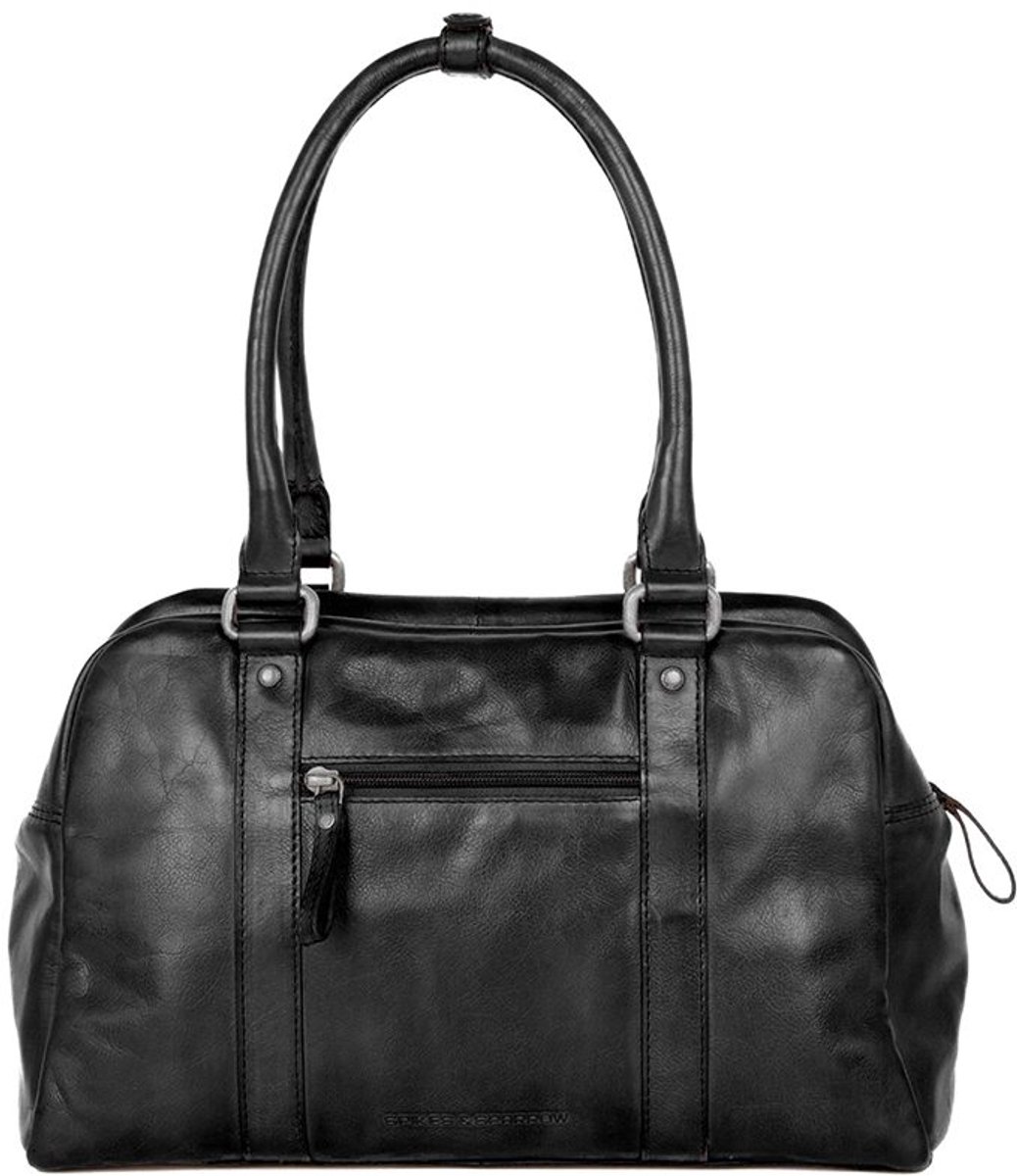Leren Handtas - Dionne - Zwart