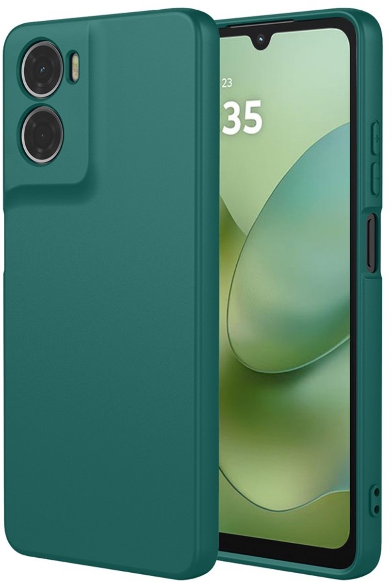 Coverup Hoesje - Geschikt voor Motorola Moto G06 / G06 Power Hoesje - Coverup Colour TPU Back Cover - Groen