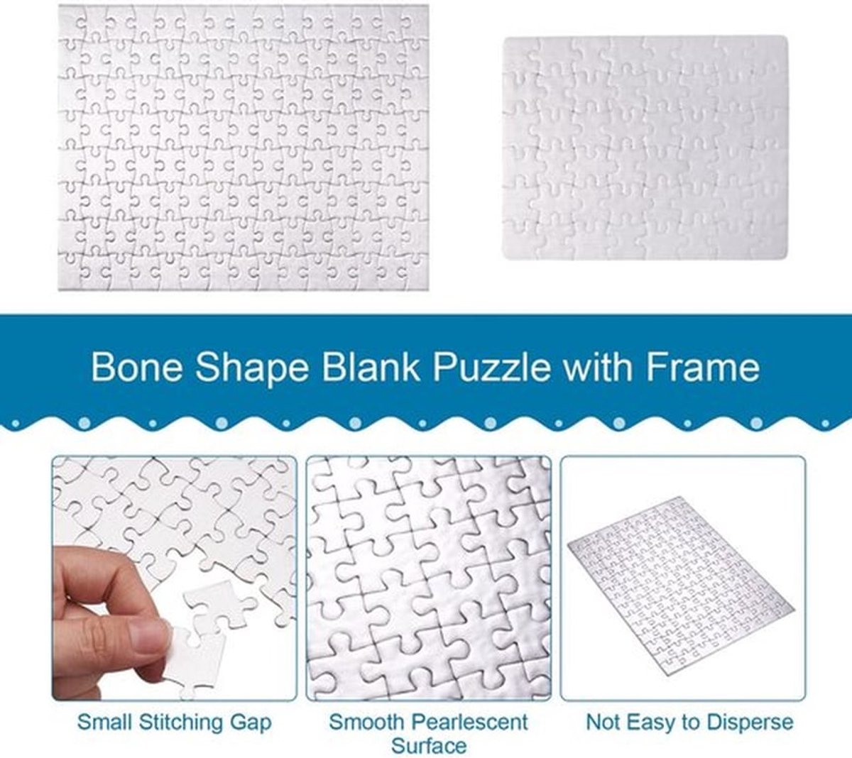 Sublider-puzzels 4 Stijlen - Warmteoverdrachtpuzzels - Doe-het-zelf Handwerk - Rechthoekig Papier - 80/120 Stukken - Afmetingen 13x18/20x29 cm