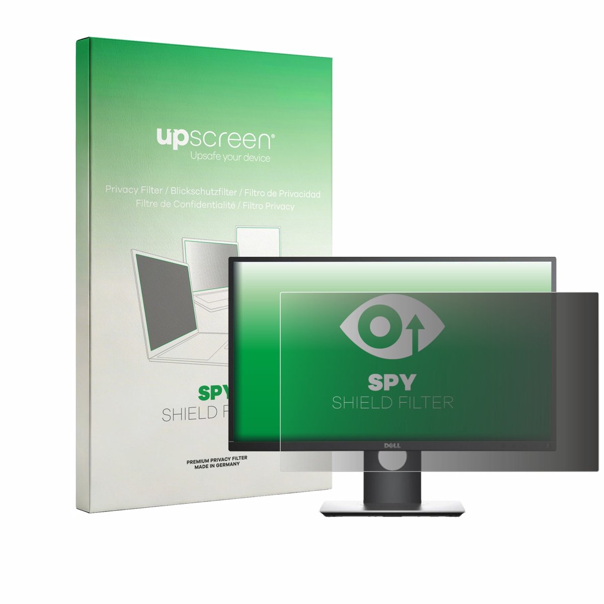upscreen - privacyscherm voor Dell P2419H - privacy filter screenfilter Blauwlichtfilter