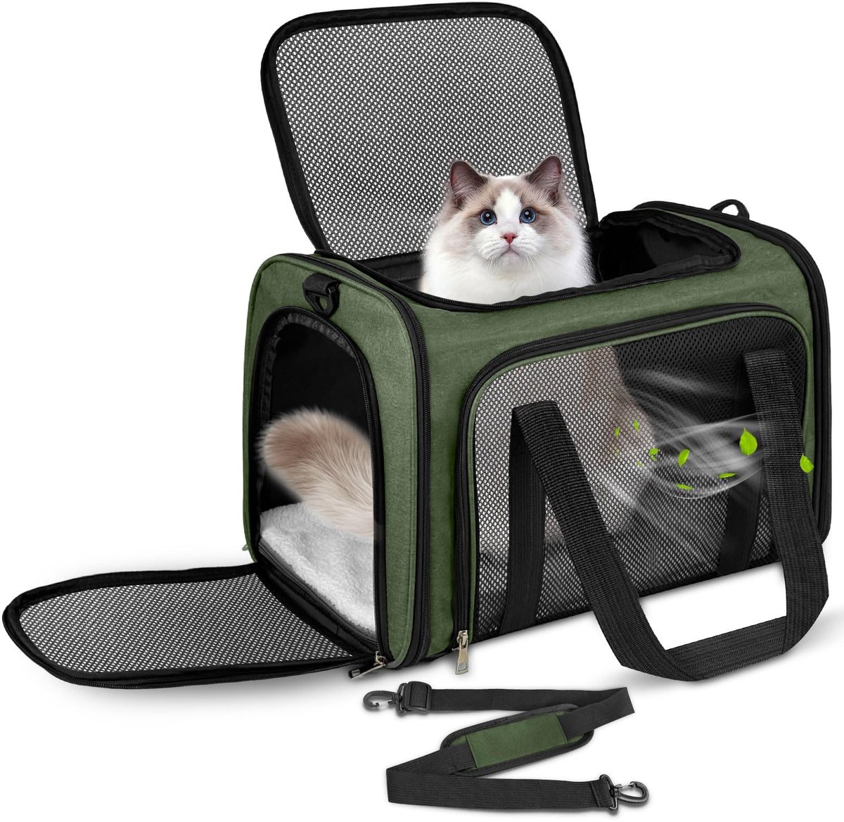 Solidchoice - Opvouwbare Dieren Transporttas voor Katten en Honden