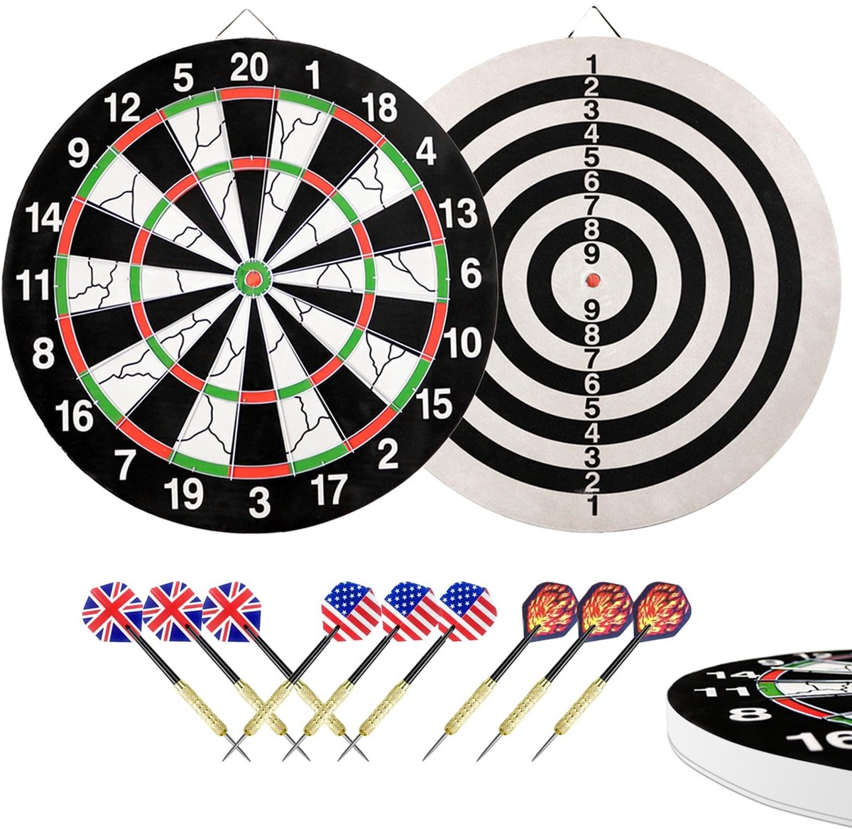 Solidchoice - Dartbord met Darts Set voor Thuisgebruik
