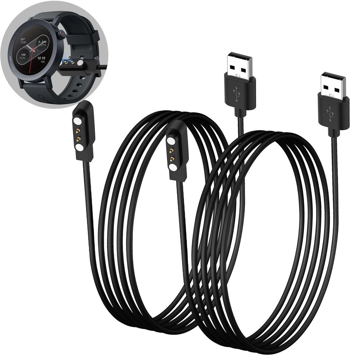 Solidchoice - USB A Oplaadkabel voor CMF Smartwatches