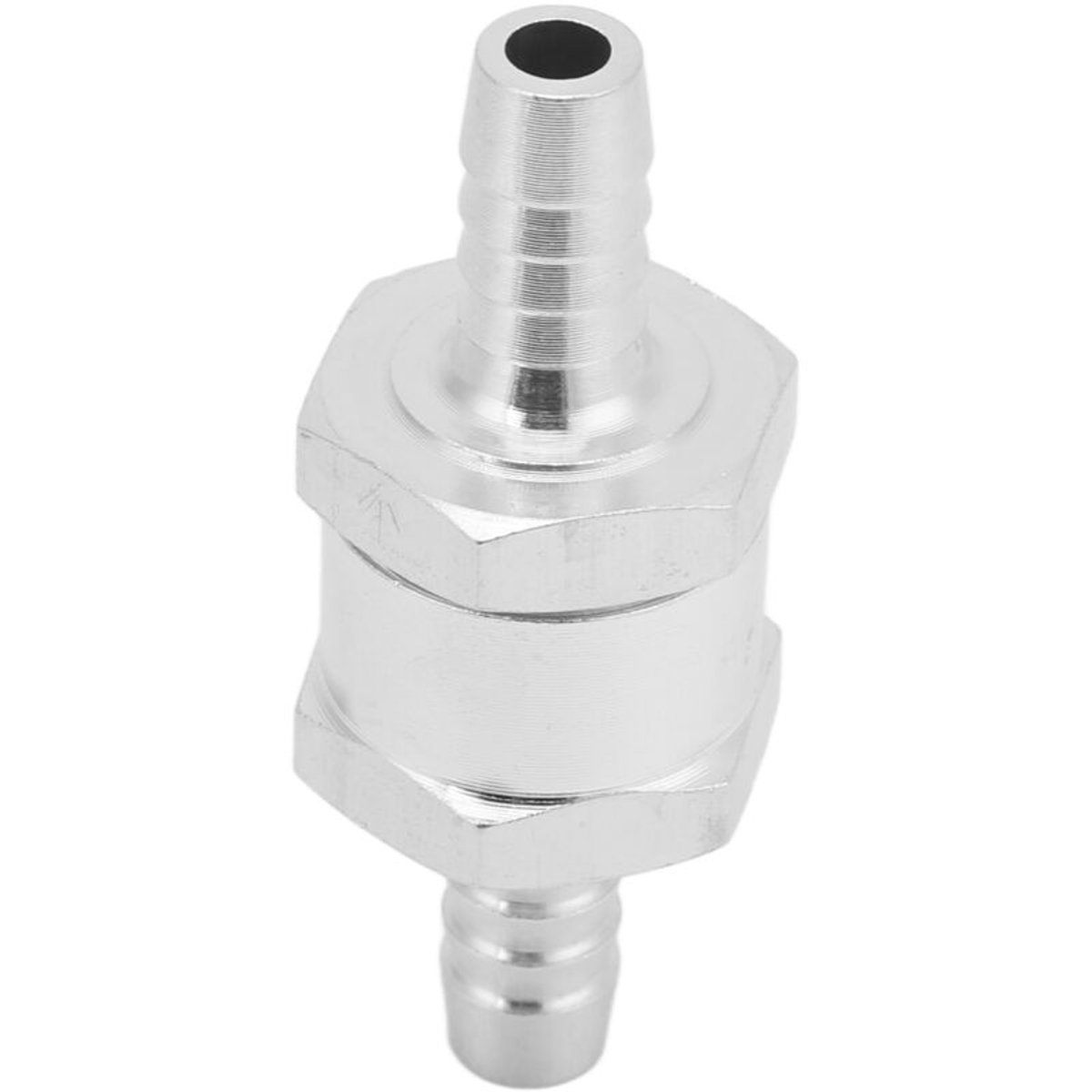 Universele terugslagklep van aluminiumlegering, geschikt voor brandstof, benzine, motorolie, diesel, water, gasslangen en dieselslangkoppelingen.