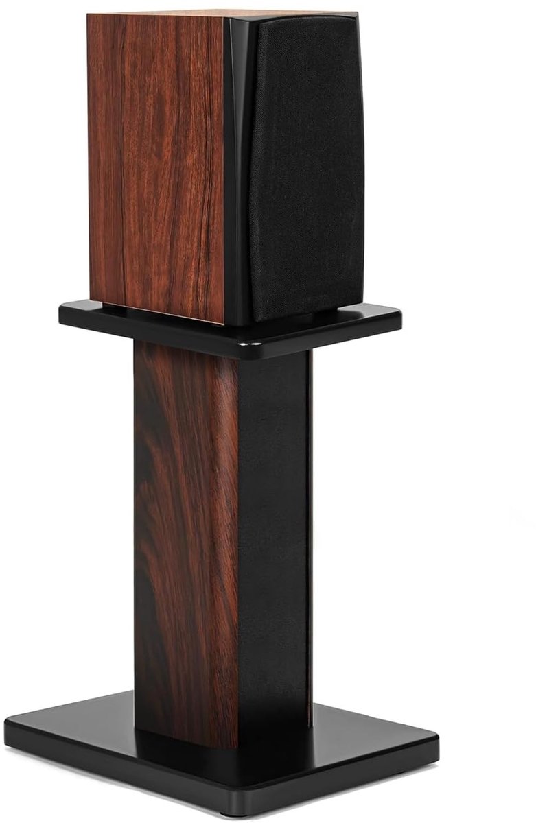 Solidchoice - Hifi Speakerstand met Houten Afwerking