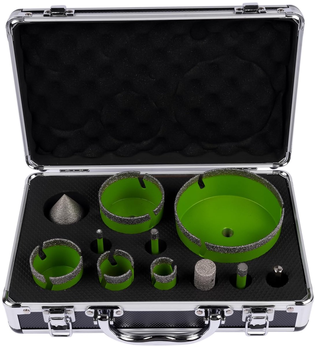 Solidchoice - 11-delige Diamant Tegelboor Set met Adapter
