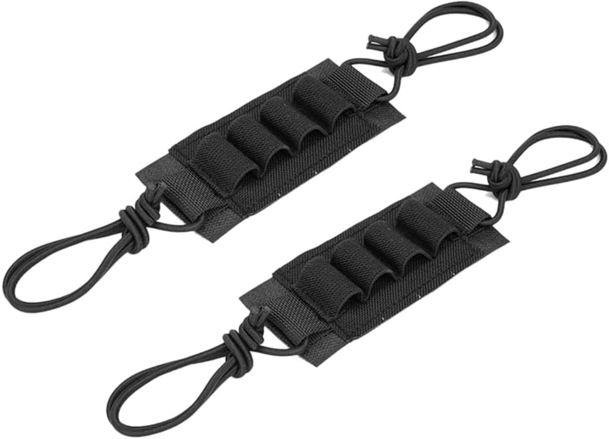 2 stuks Tactische Helm Batterij Lanyard, Elastische Batterij Opslag Board Lanyard Voor Tactische Helm Apparatuur