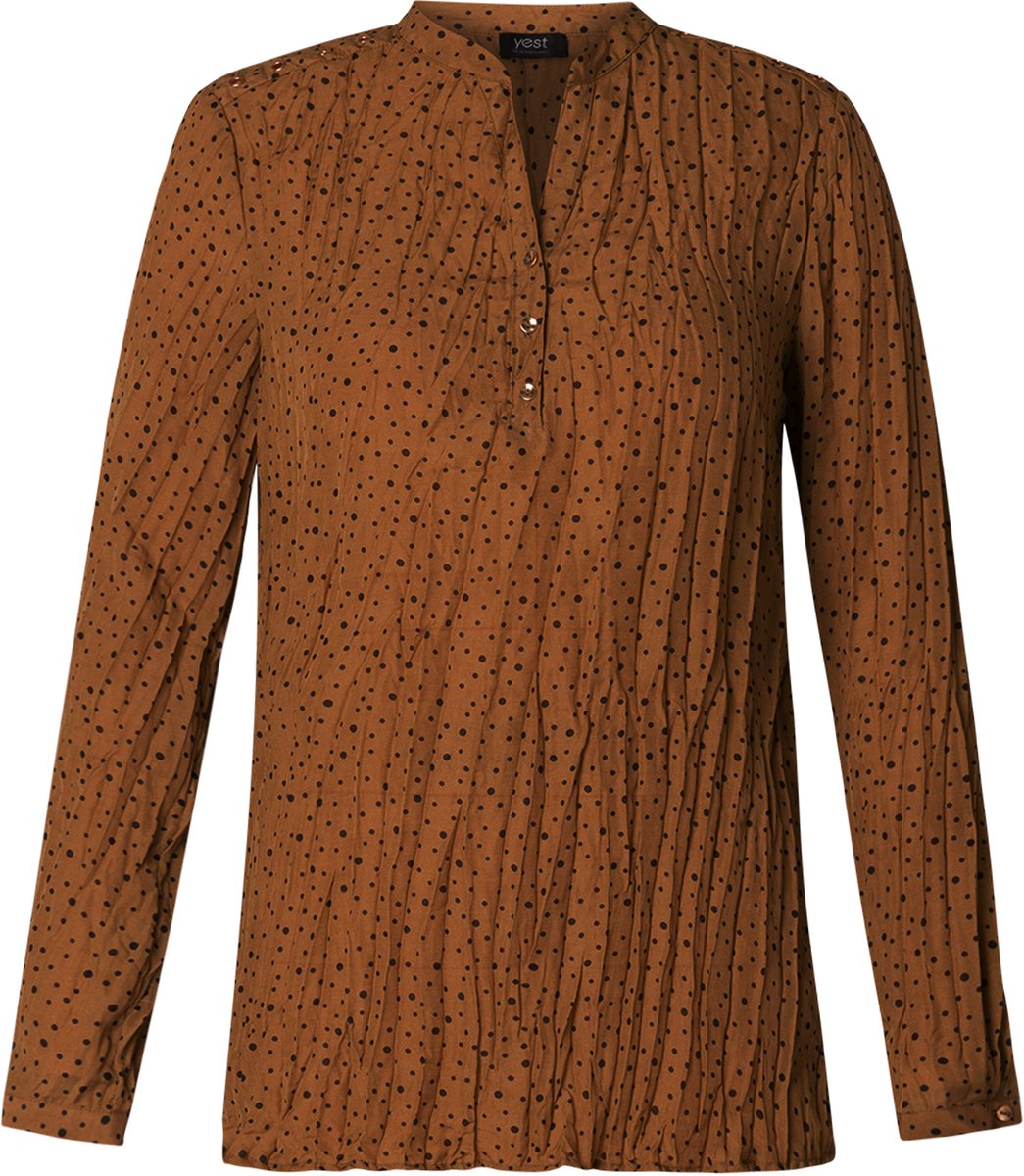 YESTA blouse crincle stipje