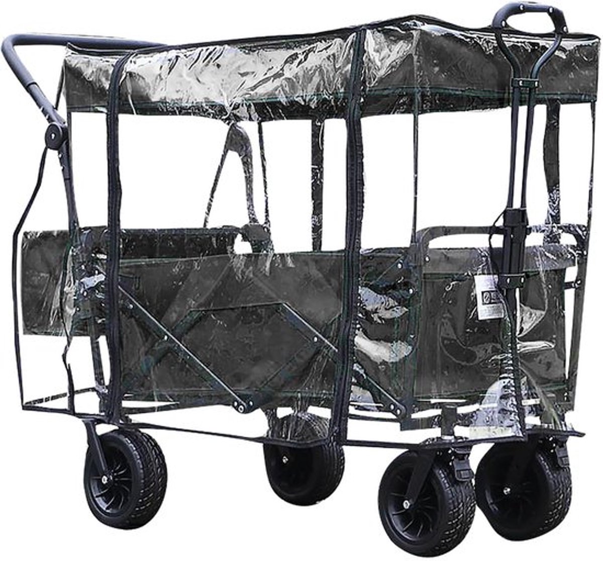 Regenhoes Transparant - Universele Trolley-regenhoes - PEVA-Materiaal - Opvouwbaar - Milieuvriendelijk - Goede Zachtheid en Elasticiteit - Trolleyhoes