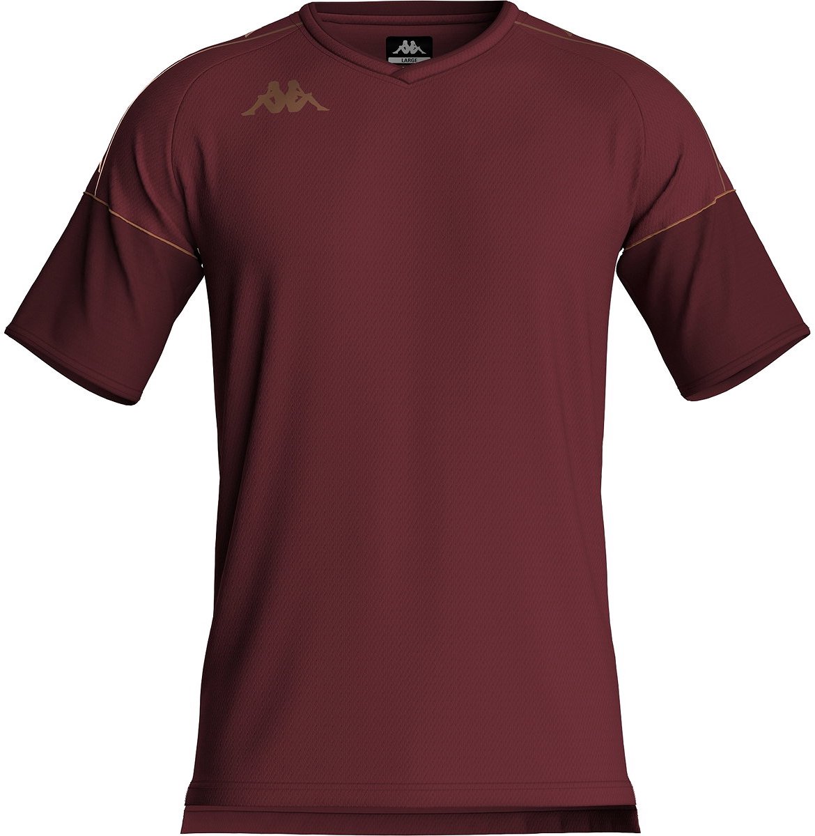 Kappa Mianto Shirt Korte Mouw Heren - Bordeaux | Maat: L