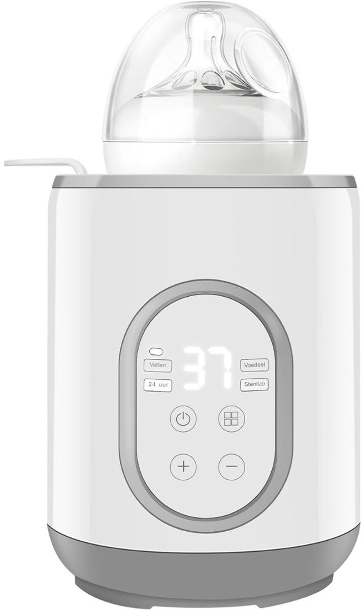 KIRA® Flessenwarmer - Draagbare Flessenwarmer - Flessenwarmer Onderweg - Flesverwarmer - Wit - ‎23cm x 13cm x 13cm