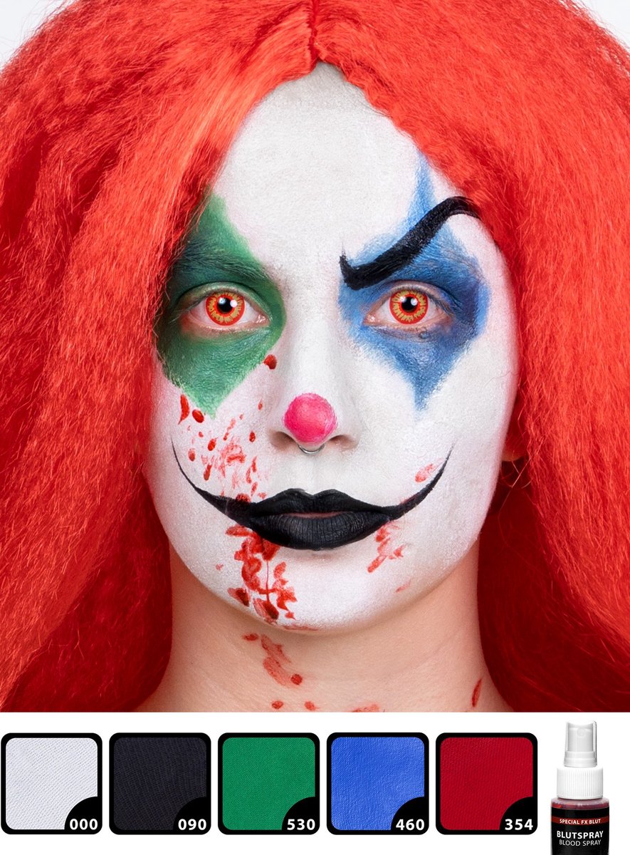 Make-up set Horror Clown Girl
