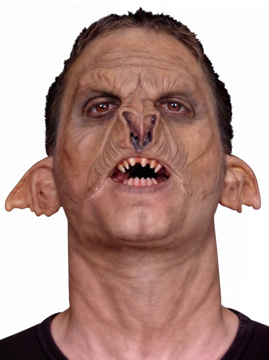 Orkmasker Berserker, Geschminkt Om Aan Te Plakken