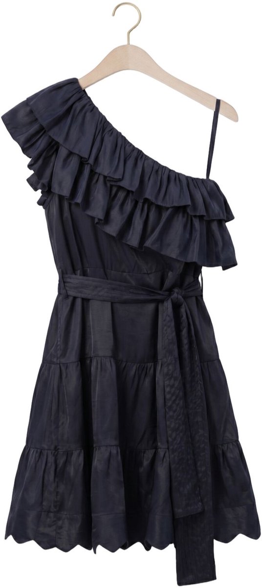 Amaya Amsterdam Rosewood Dames - Jurk - Donkerblauw - Maat XS