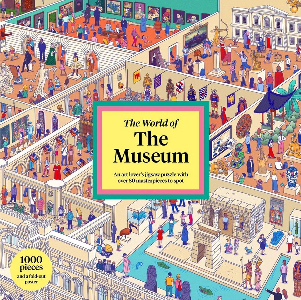 The World Of The Museum, An Art Lover's 1000-Piece Jigsaw Puzzle With Over 80 Masterpieces To Spot