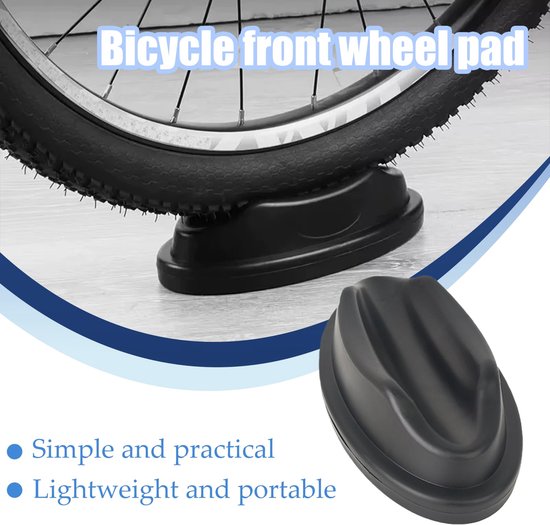 Vorderradsteun voor Rollentrainer Fiets - Hoogteverstelling en Bodbescherming — afbeelding 3