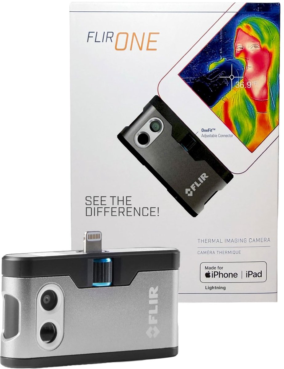 Warmtebeeldcamera voor iPhone Lightning – 240 x 180 Resolutie – 80 x 60 IR – MSX – Valbestendig tot 1,5 m