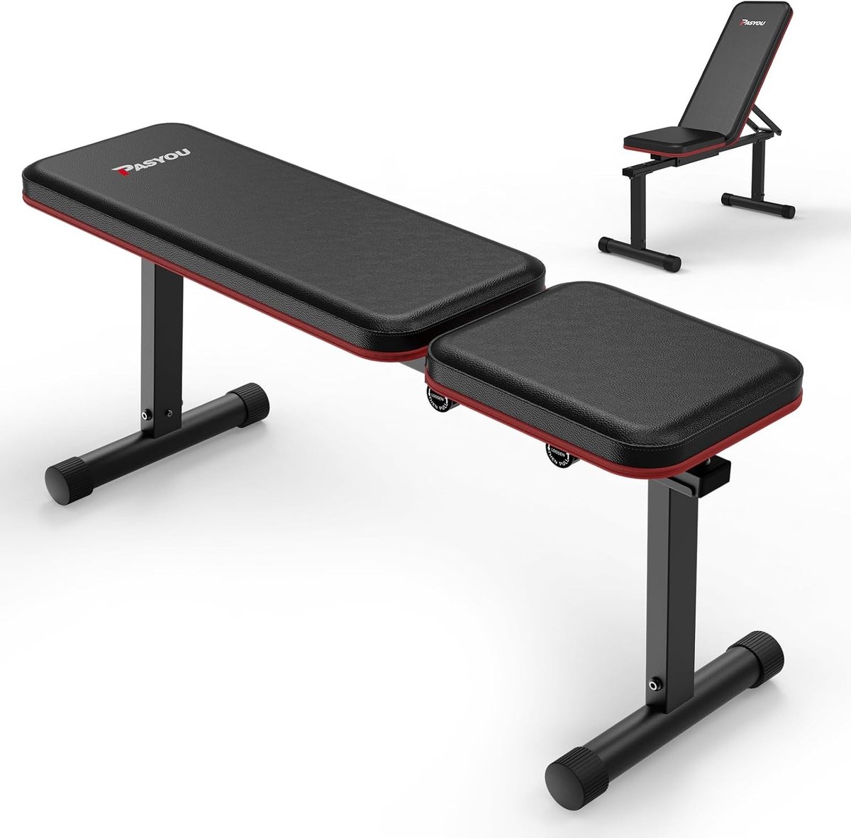 Verstelbare Halterbank - Zwart - Multifunctionele Fitnessbank met 5 Hoekverstellingen - Voor Thuis of Sportschool