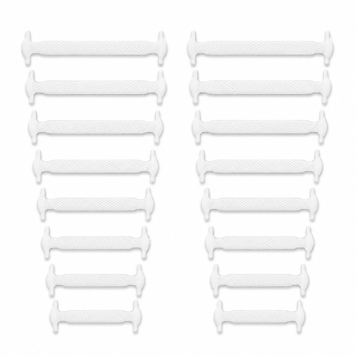 Consumerce Elastische Schoenveters - Wit - Veters Zonder Strikken