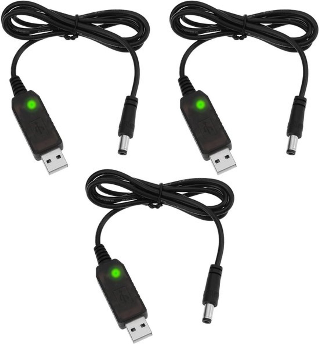 USB Boost Oplaadkabel - Power Converter - DC 5V naar 12.6V - Stoov Lithium Batterij Pack - Compatibel - Lijn Oplaadkabel 1m