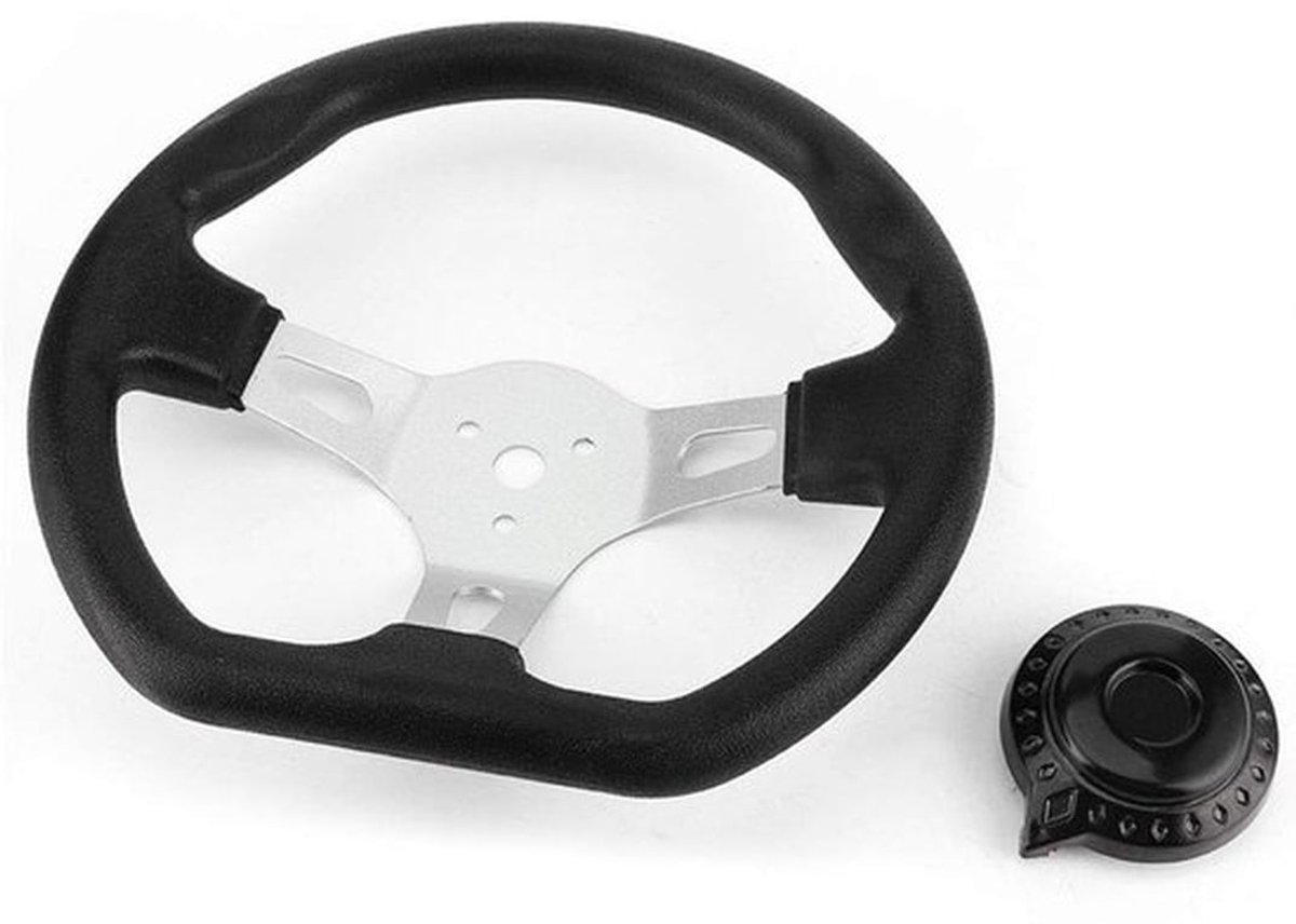 Stuurwiel Duurzaam - Ergonomisch Ontwerp - Comfortabel Handgevoel - Uniek Design - Eenvoudige Installatie - Geschikt voor Go-Kart/Buggy - Go-kart Stuur