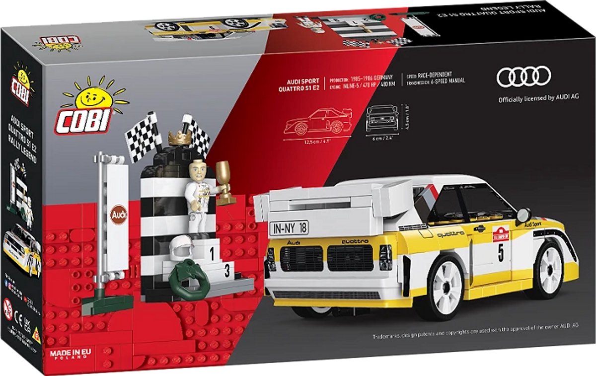 COBI 24668 Audi Sport Quattro S1 E2 Rally Legend