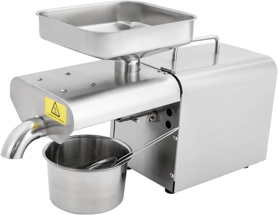 Oliepers Machine - Oliepers Elektrisch - Zelf Olie Maken - Koud en Warm Persen — afbeelding 4