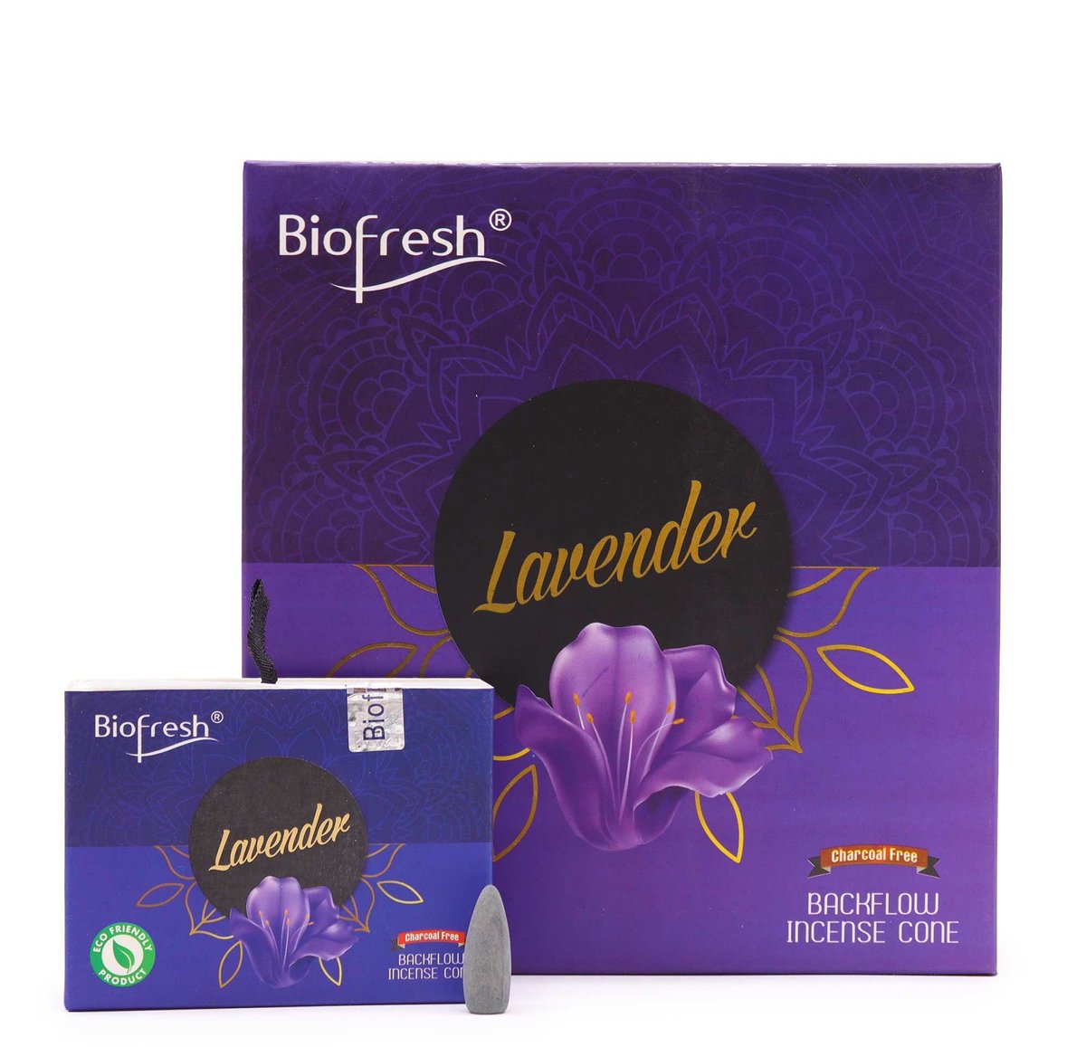 Biofresh Backflow Incense Cones (40 cones) - Lavender