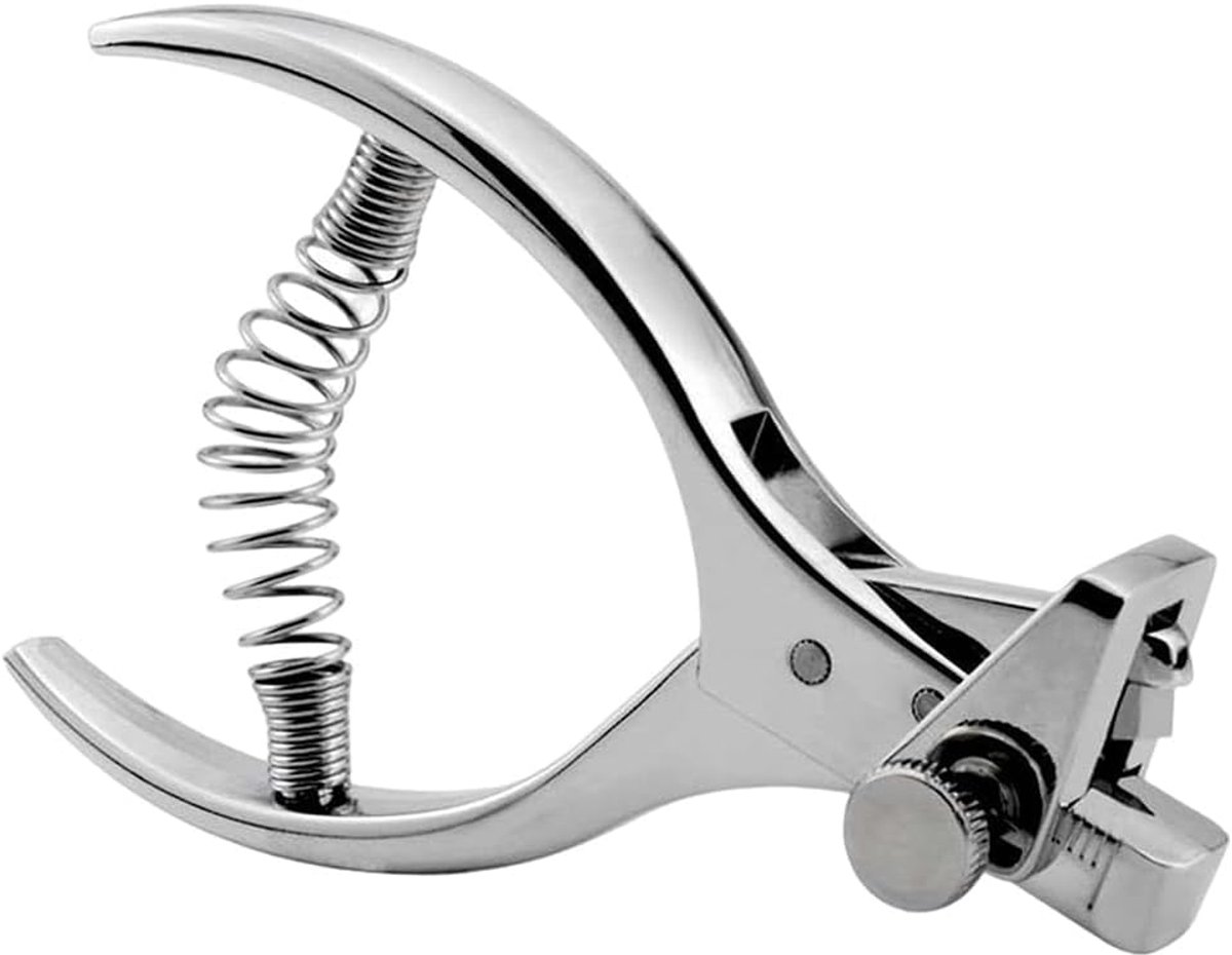 Patroonsnijder - Textiel tang - Patronen maken - Verstelbare diepte - 3 mm breed - Zilver