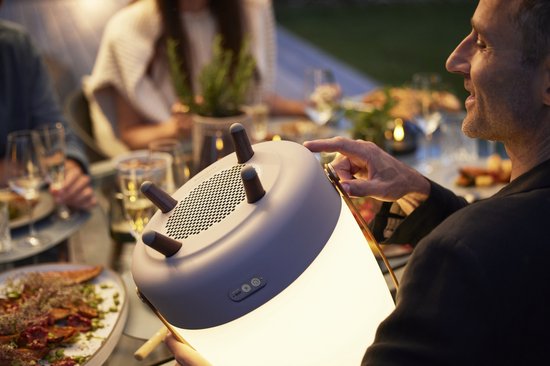 Kooduu Lite-up Play met SOUND BY JBL in kleur Earth - Bluetooth speaker - Tafellamp - Party Speaker - Portable - Oplaadbaar - Dimbare LED verlichting van Merkloos — afbeelding 5