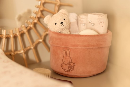 Jollein Commodemandje Miffy Moments Velvet Light Terra — afbeelding 4
