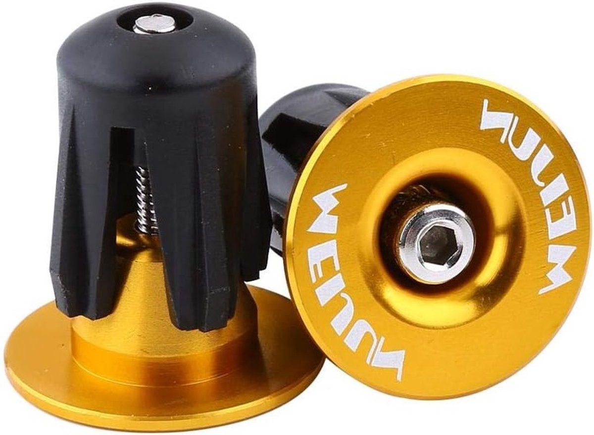 Kleurige Aluminium Fietsstuur Eindstoppen, Set van 2, Fietsaccessoires voor Stuurbeveiliging en Comfort