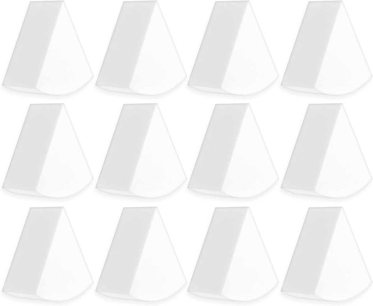 Makeup Spons Set voor Foundation en Poeder - 12 Stuks Triangulaire Applicators voor Cosmetica en Nagellak, Ideaal voor een Vlekkeloze Afwerking
