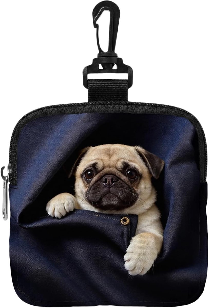 Snackdrager Huisdier - Beloningsetui Trainingshouder - Hondentraining Wandelen - Snelle Toegang Lekkernijen - 14 x 13 cm - Meerdere Kleuren