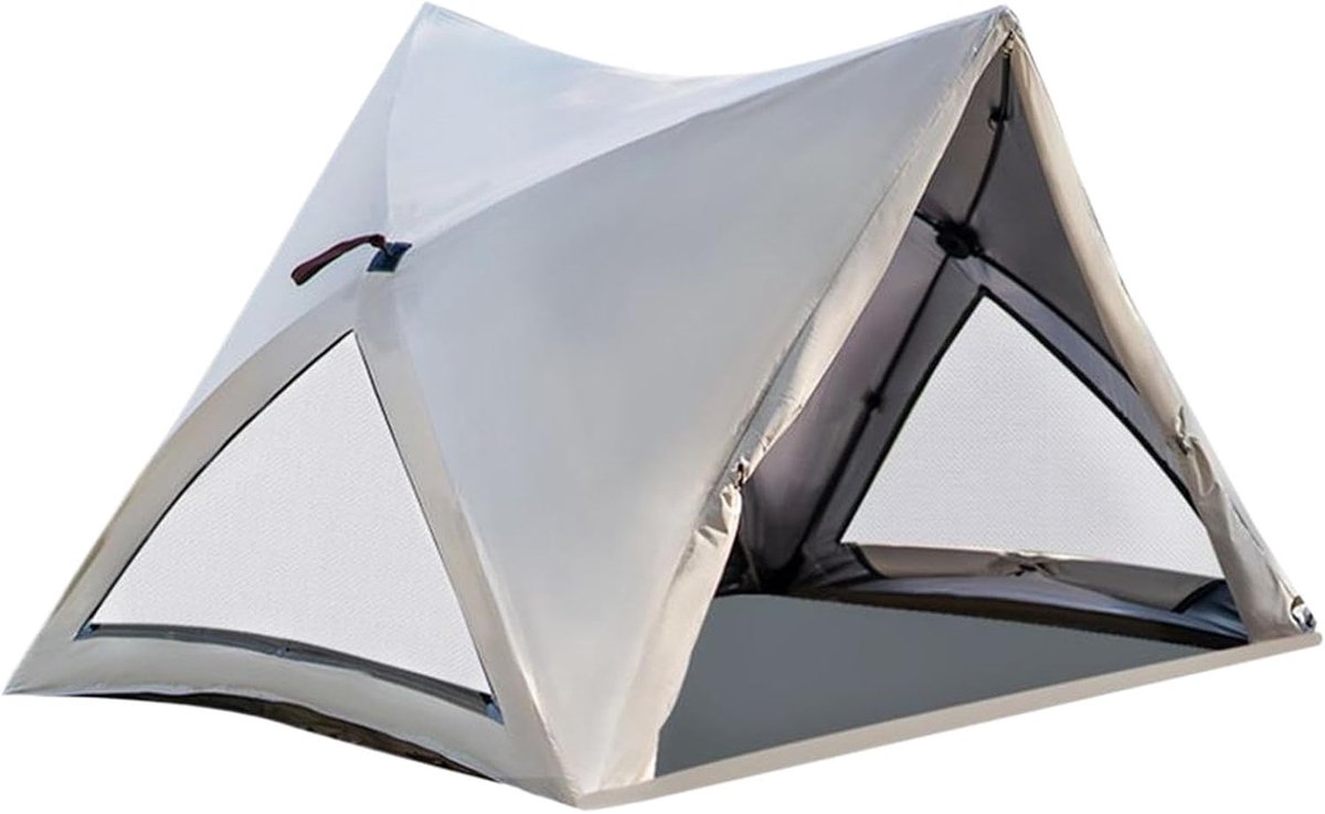 Automatische Tent - Pop-up Tent - Kamperen met gezin - Waterdicht en UV-bestendig - 3-4 personen - Grijs