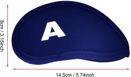 Dailygoody - Golf Headcovers - Duurzame Neopreen Bescherming - 10 Stuks - Uniek en Herkenbaar - Perfect voor Golfliefhebbers van Merkloos — afbeelding 5