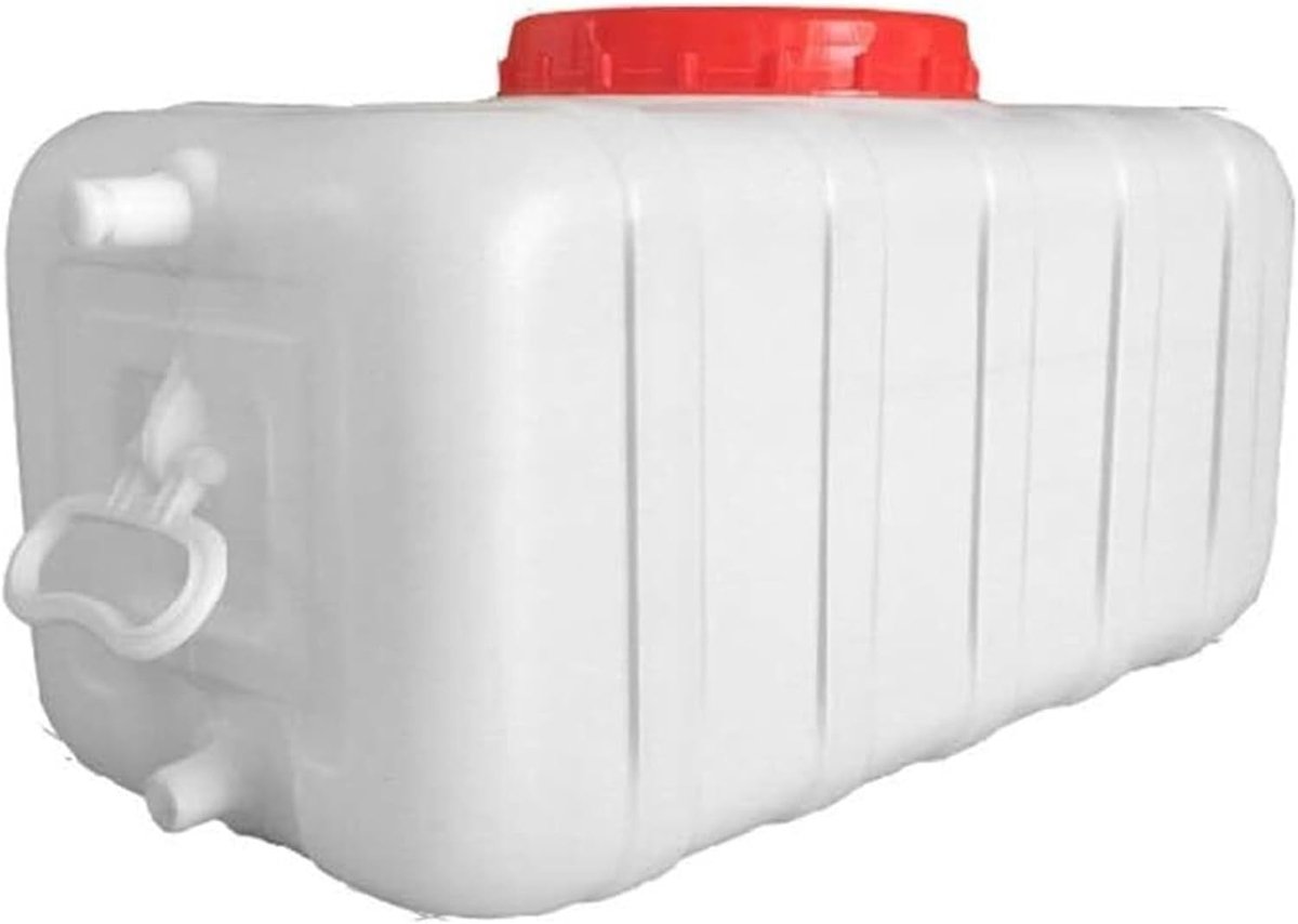 Outdoor Watertank - Wateropslag Container - Kamperen en Wandelen - Voedselveilig Polyethyleen - Tot 340 Liter - Melkwit