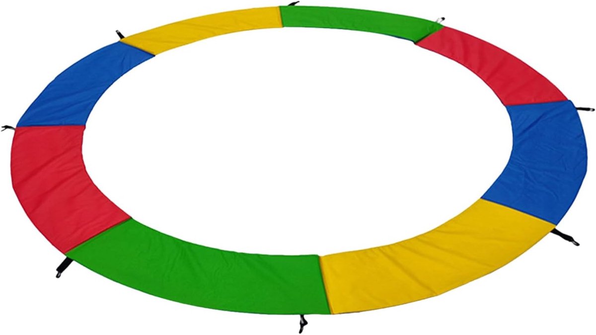 Trampoline Randbescherming - Veerafdekking Veiligheid - Veilig Spelen - Waterdicht UV-bestendig - Tot 3.66m Diameter - Grijs