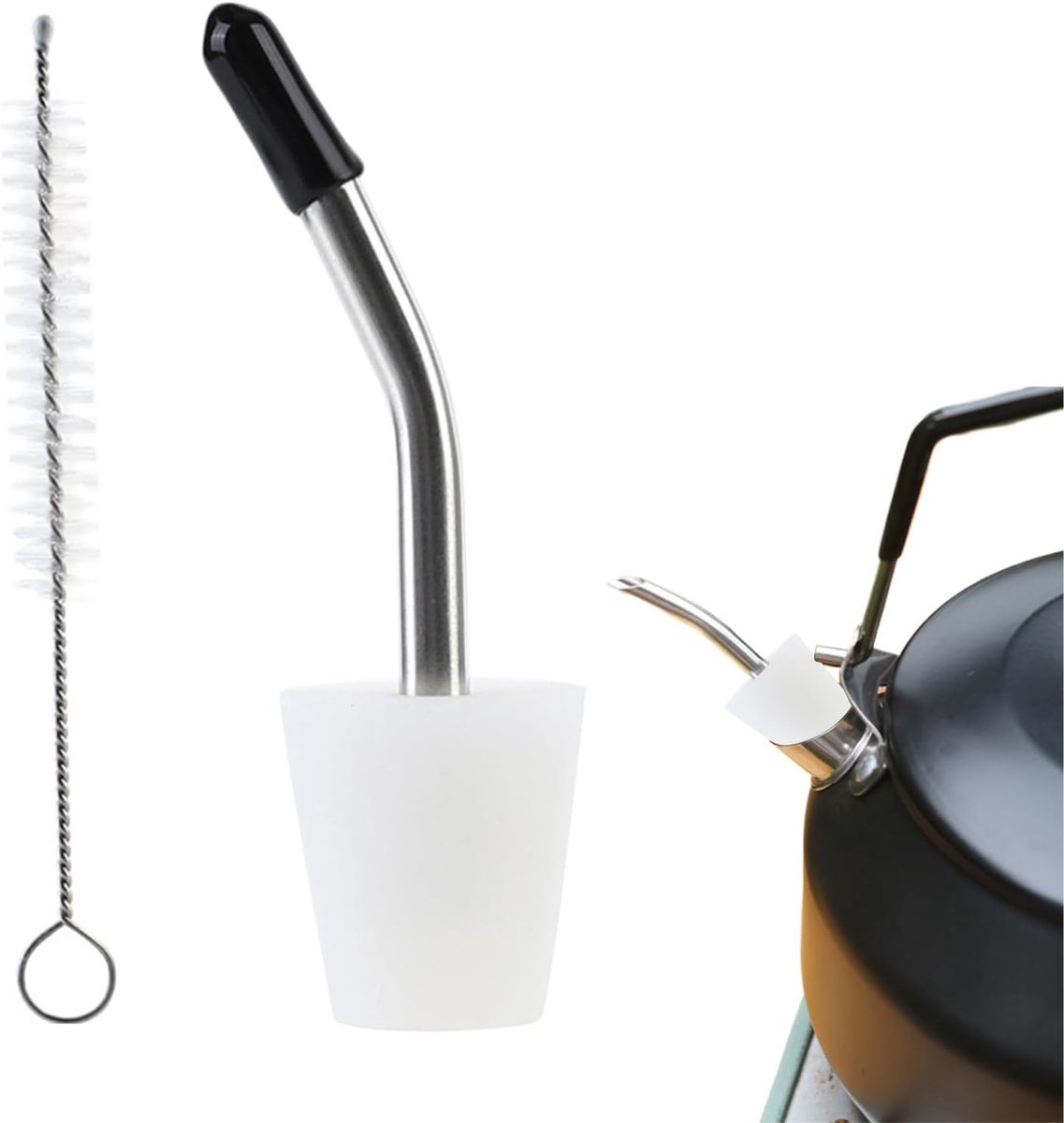 Koffie Schenktuit Adapter - Verlengstuk Ketel - Precisie Schenken - Hittebestendig Materia
