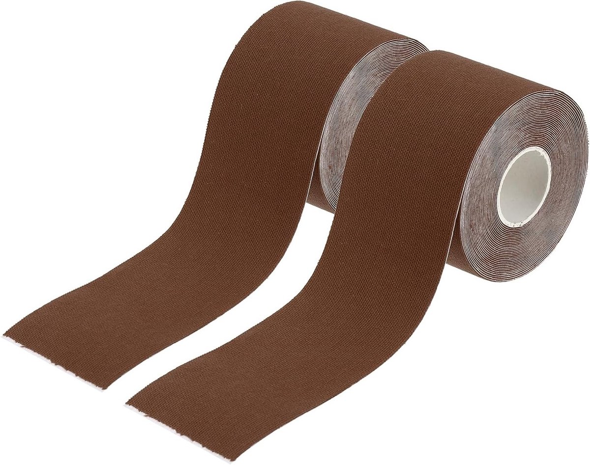 Velgenband voor vliegtuig, 10 m x 5 cm, antislip, ideaal voor yoga, gymnastiek en sportactiviteiten, bruin
