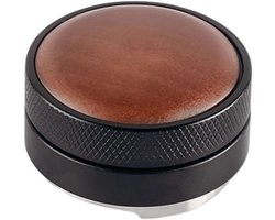 Espresso Stamper - Koffie Tamper - Perfect Koffie Maken - Automatische Hoogte - 51 53 58mm - Hout