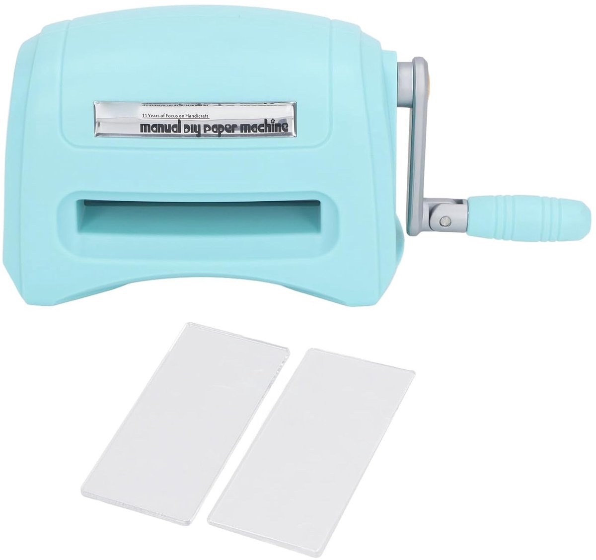 Handmatige Die Cutter - Papier Snijmachine - Kaarten Maken - Ingebouwd Zuigsysteem - 160 x 95 mm - Wit