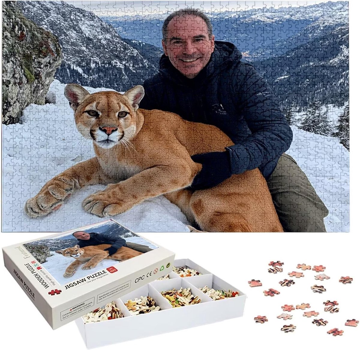 Gepersonaliseerde Puzzel - Foto Puzzel - Herinneringen Bewaren - Uniek Cadeau - 75x50cm 1314 Stukjes - Multicolor