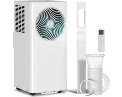 Mobiele Airco 7000 BTU - (4-in-1: koelen, ontvochtigen, ventilator, nachtmodus) voor 26 m² – Koelen, Ontvochtigen, Ventileren - Inclusief Raamafdichting